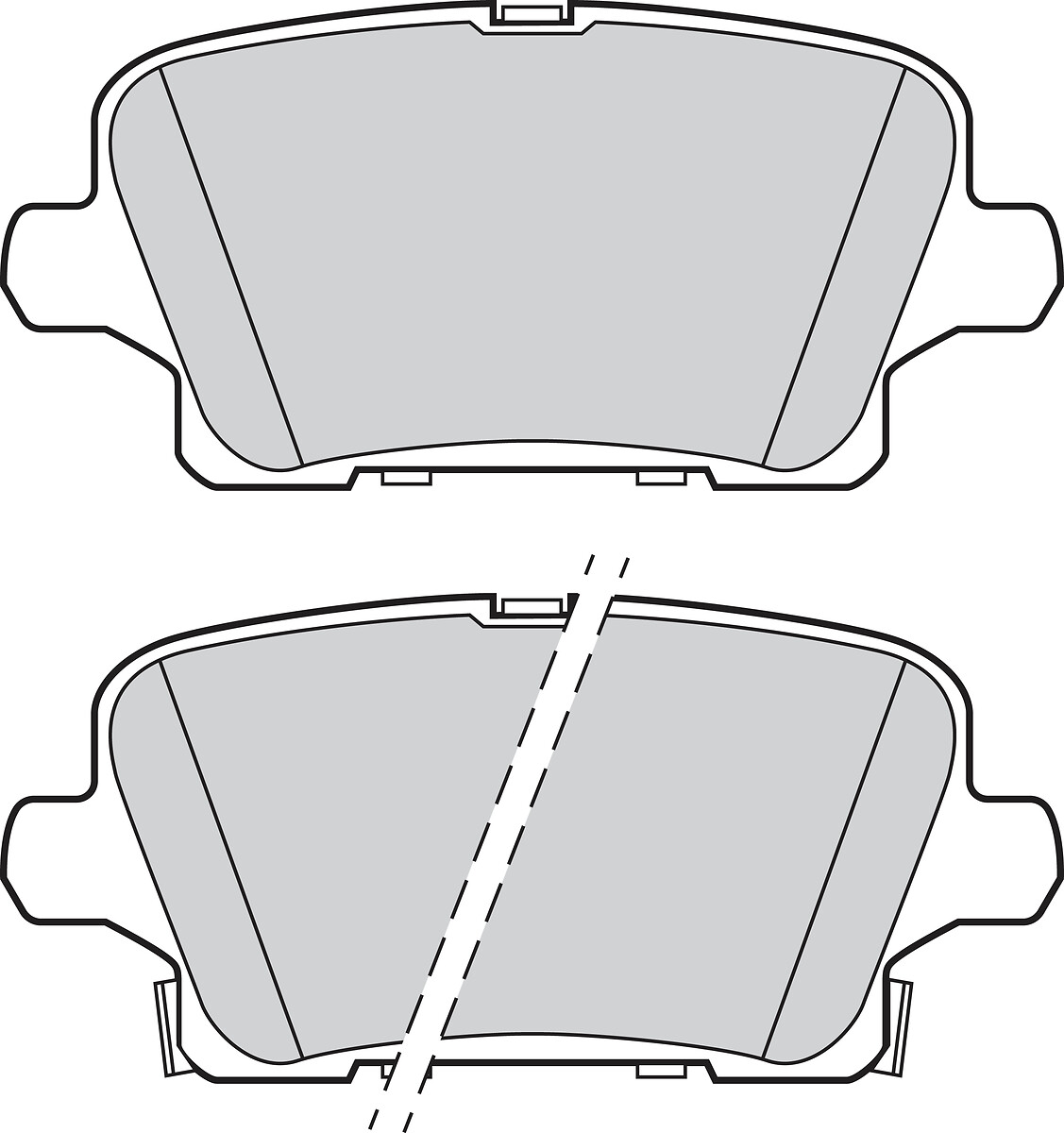 Jeu de 4 plaquettes de frein VALEO ref. 302881